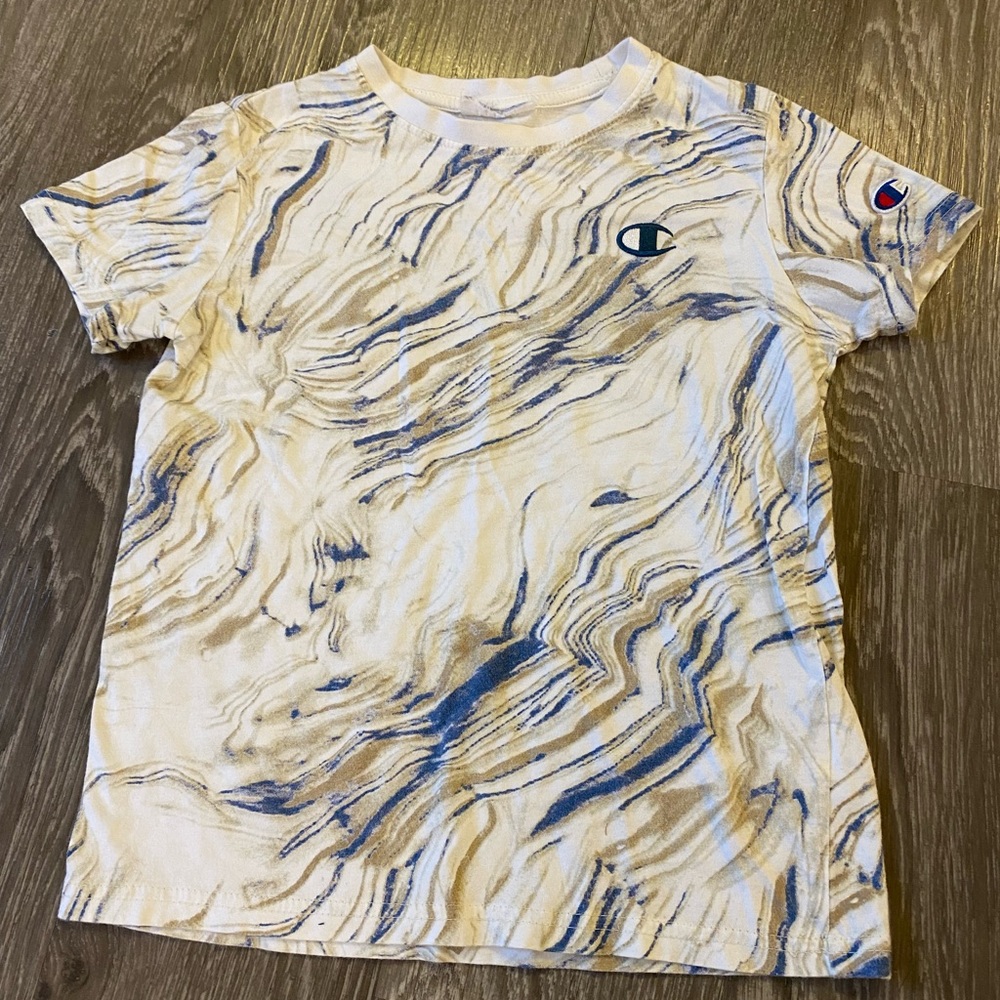 Boys size small champion marbled t-shirt